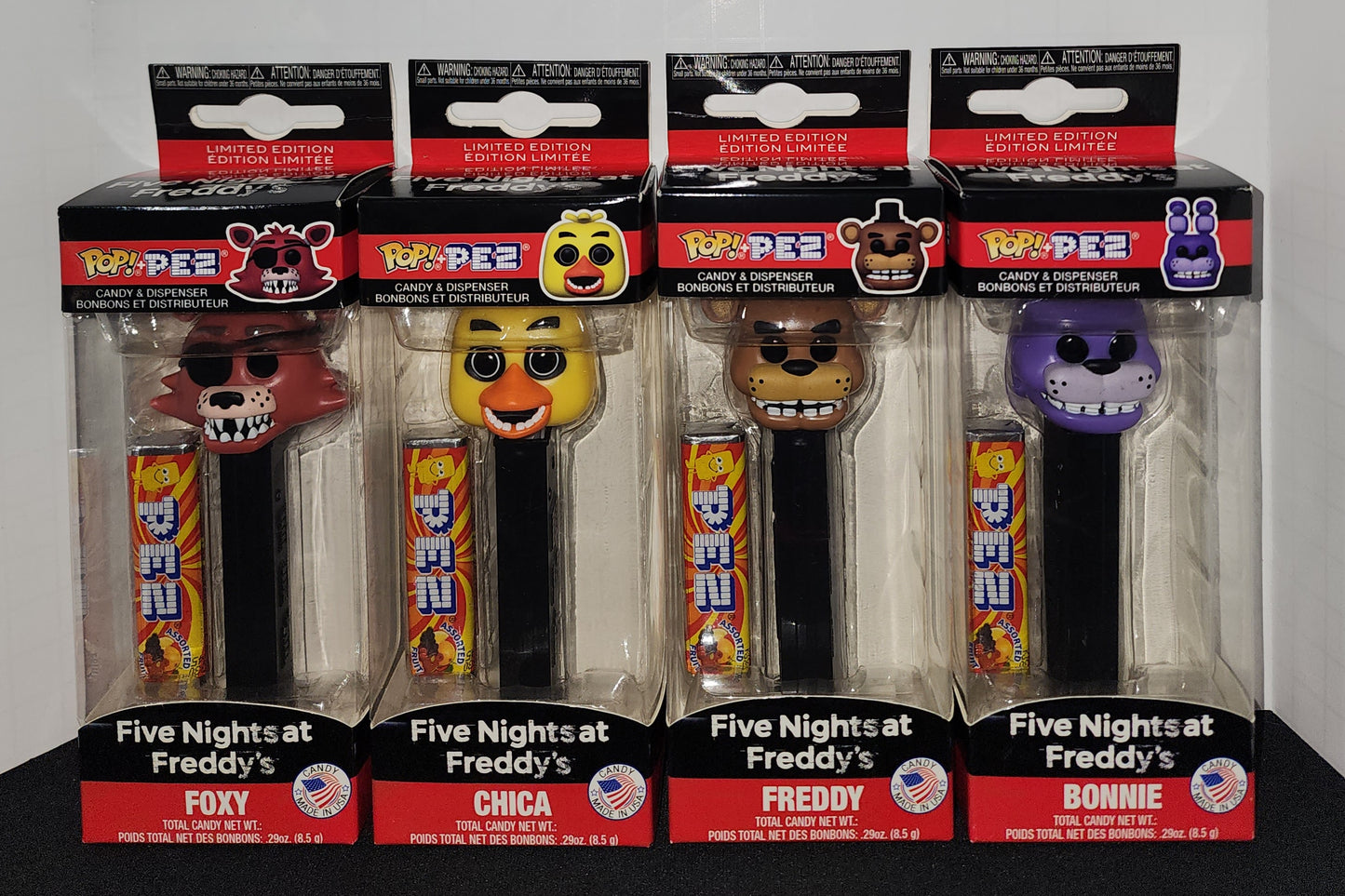 Five Nights At Freddy's Funko Pez Set of 4