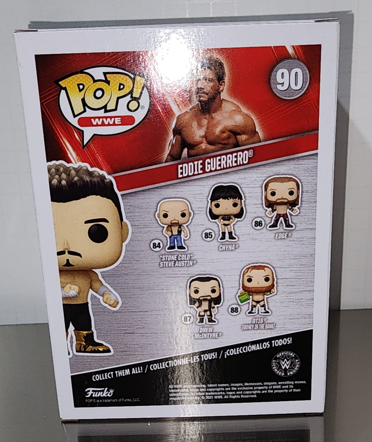 WWE Eddie Guerrero Funko Pop 90 GameStop Exclusive