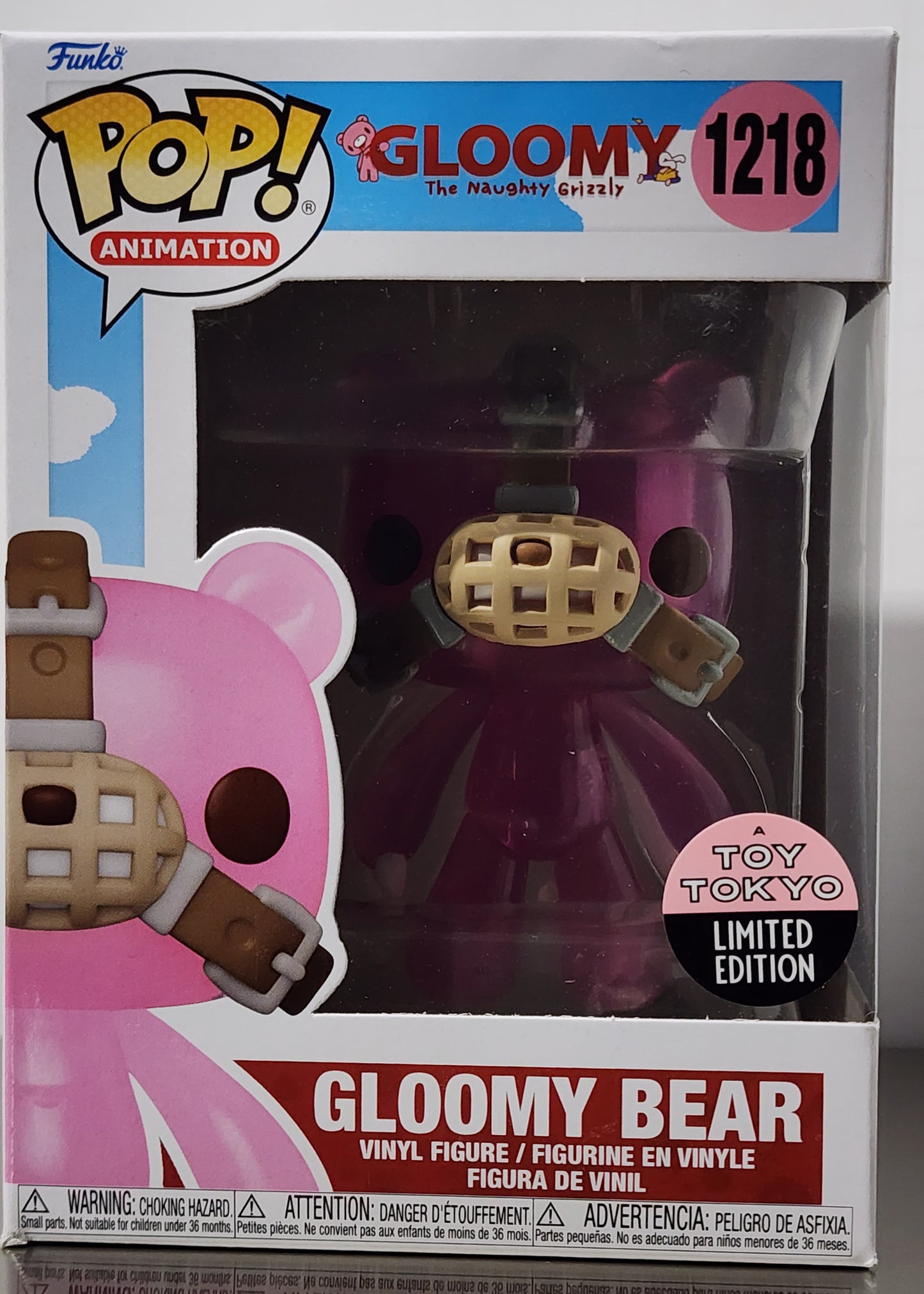 TRANSLUCENT GLOOMY BEAR FUNKO POP 1218