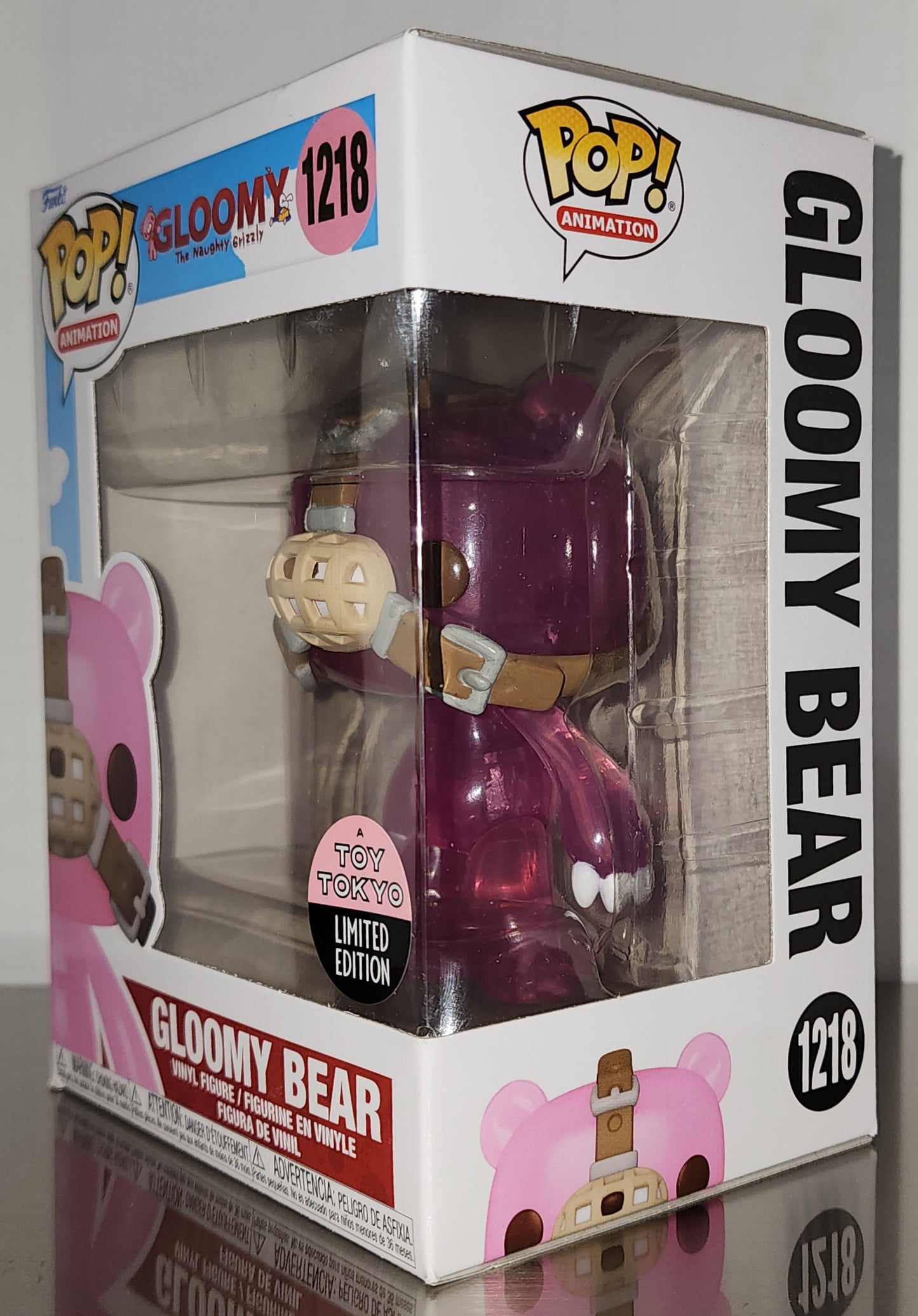 TRANSLUCENT GLOOMY BEAR FUNKO POP 1218