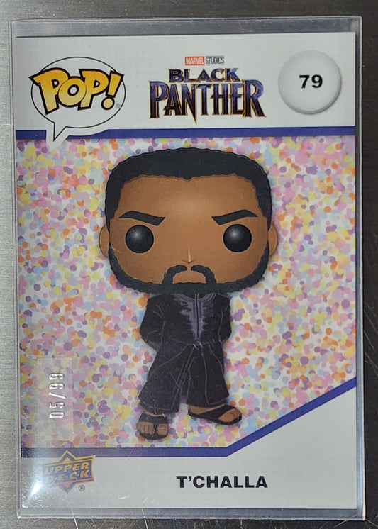 T'Challa upperdeck funko trading card 05/99