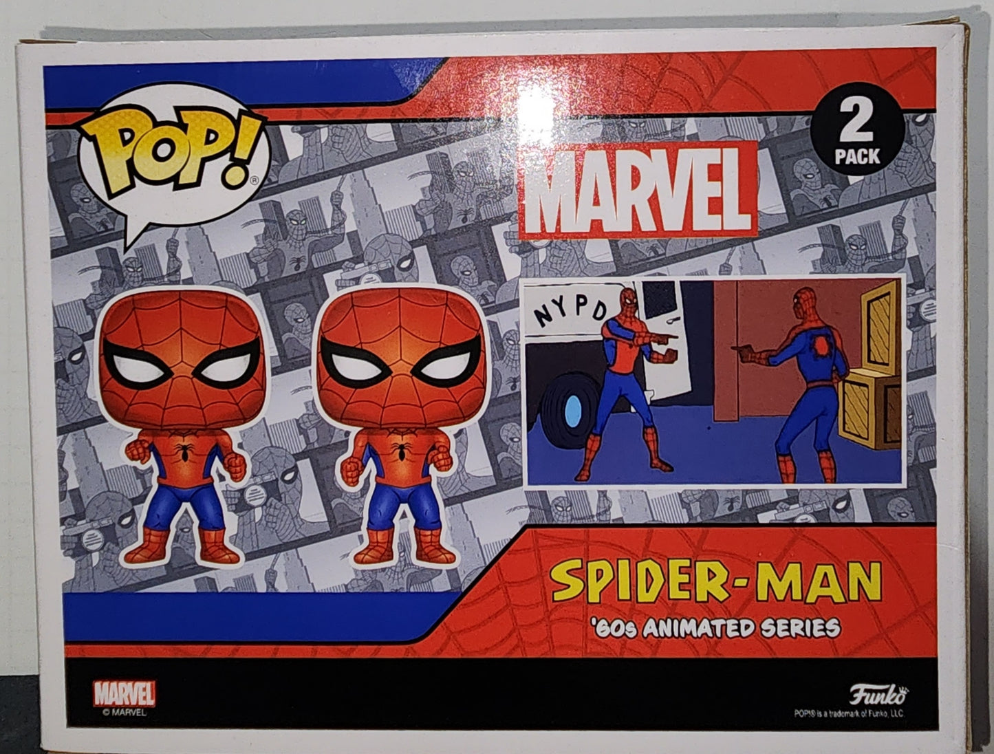 Marvel: Spider VS. Spider-Man Funko pop 2-Pack Entertainment Earth Exclusive