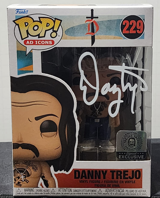 Danny Trejo Signed Funko pop From Trejo's Tacos