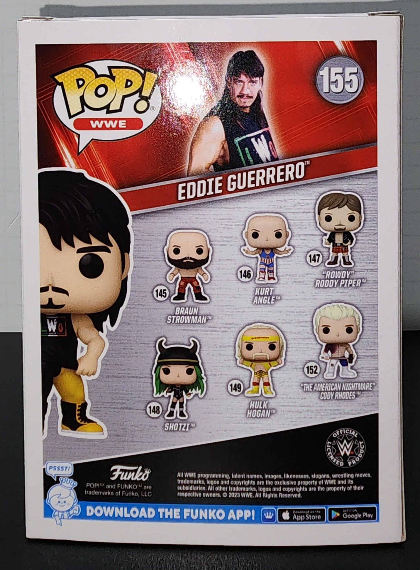 WWE Eddie Guerrero in LWO Shirt Funko Pop 155