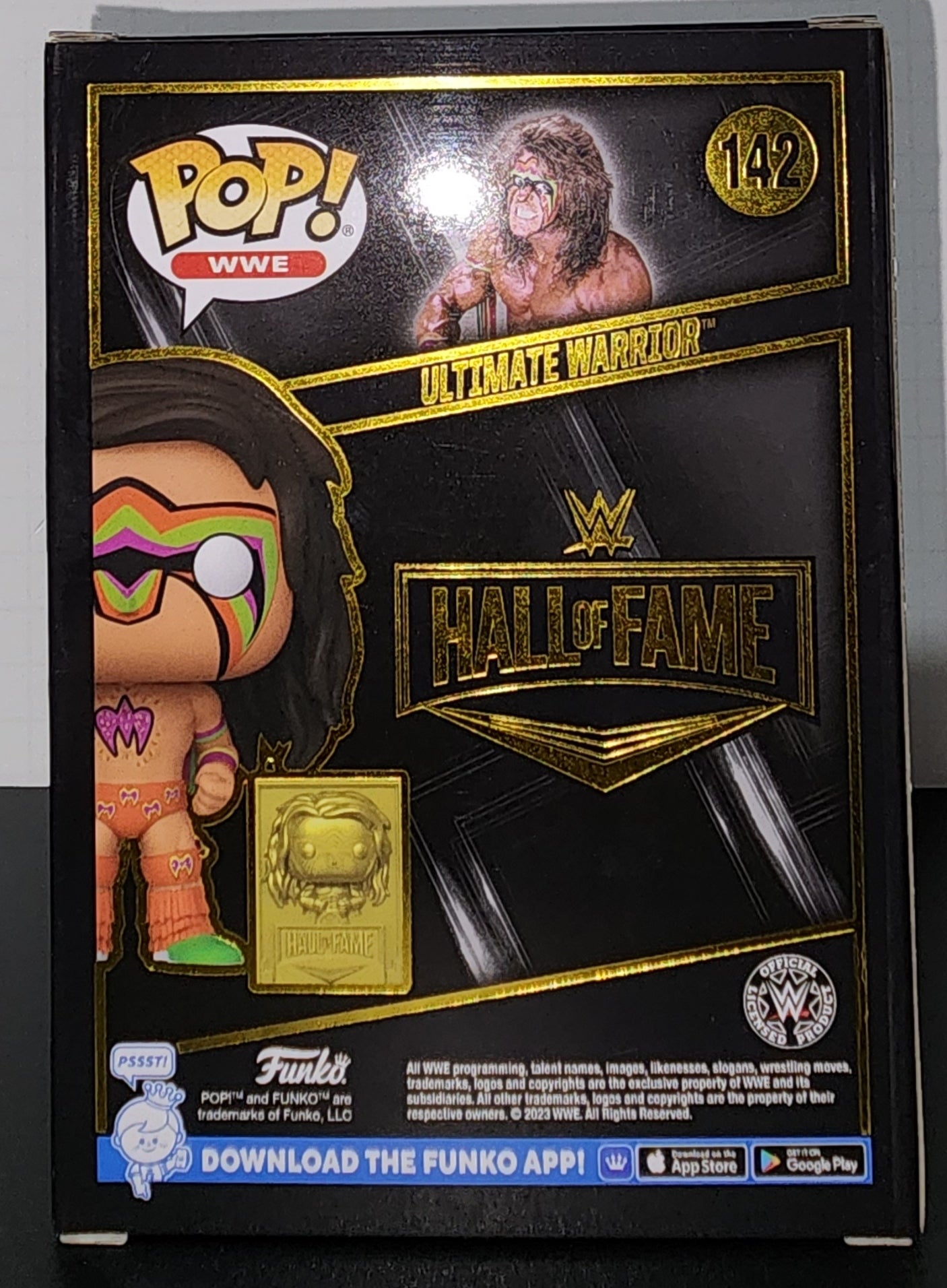 WWE Ultimate Warrior Funko Pop GameStop Exclusive 142