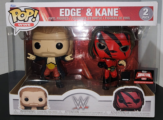 WWE Pop Edge And Kane 2 Pack Target Con exclusive 2024