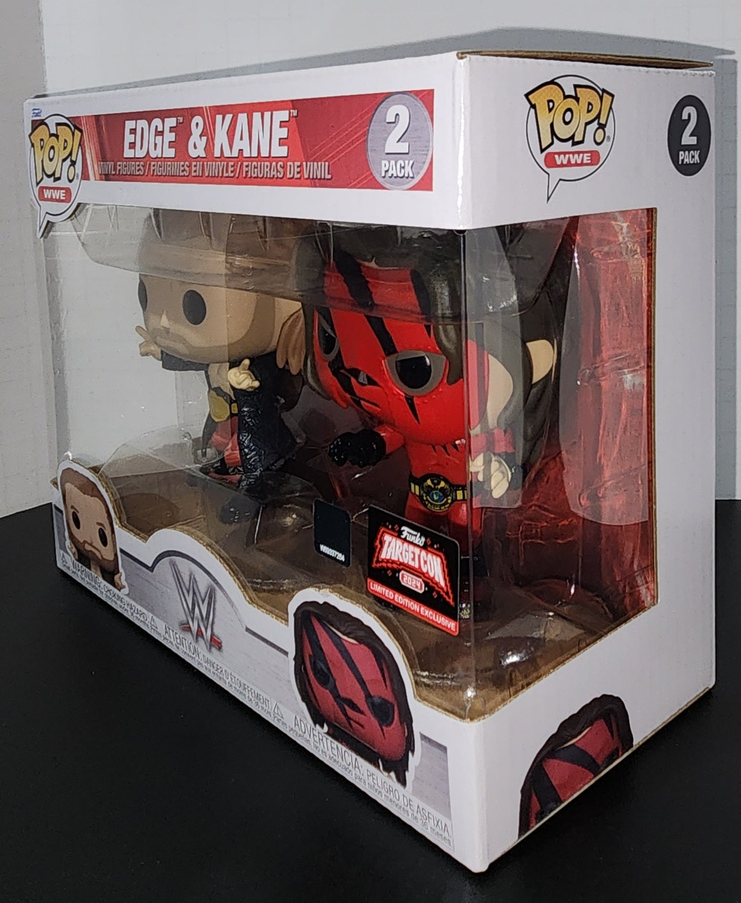 WWE Pop Edge And Kane 2 Pack Target Con exclusive 2024