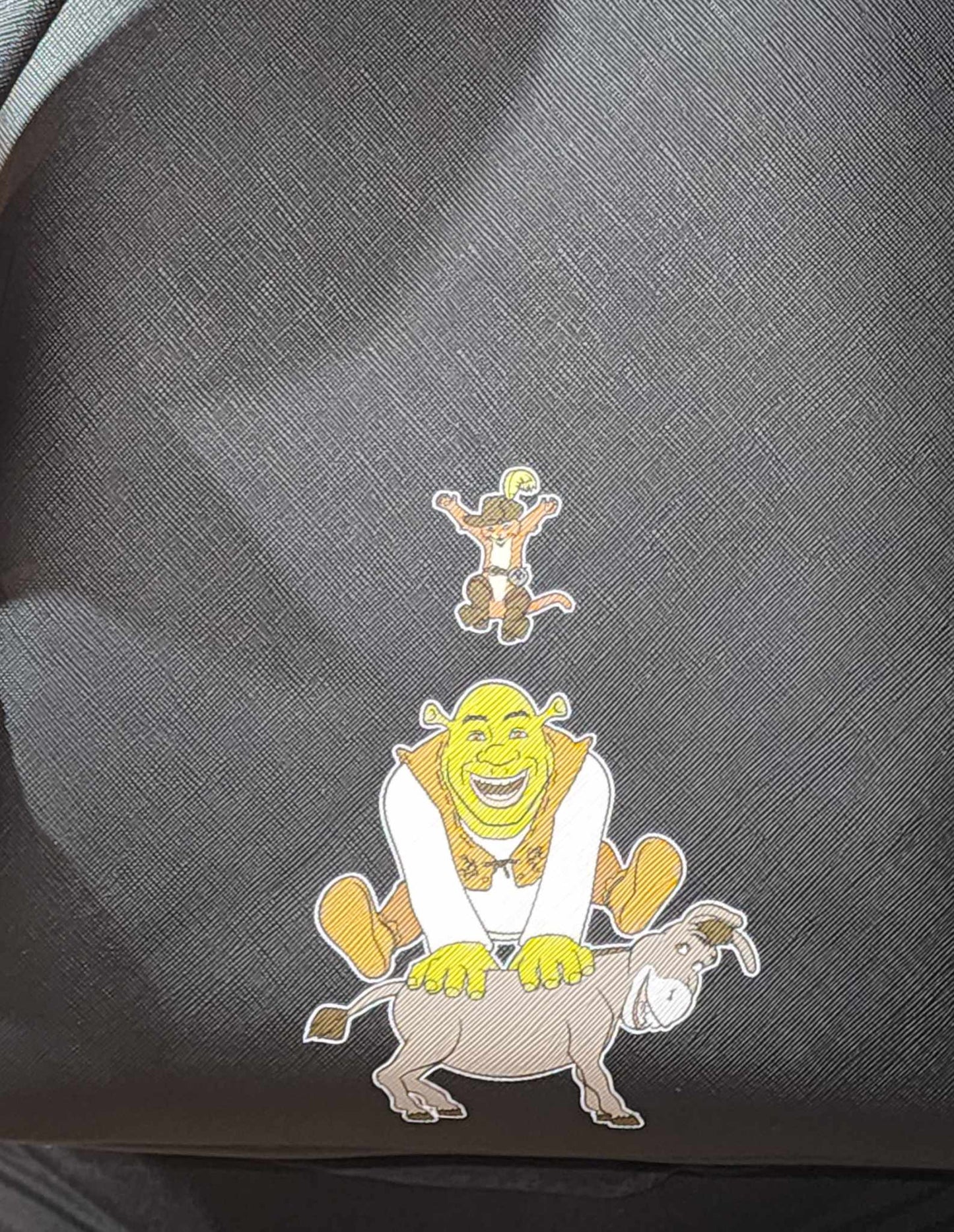 SHREK, DONKEY, & PUSS IN BOOTS TRIO EXCLUSIVE TRIPLE POCKET MINI BACKPACK