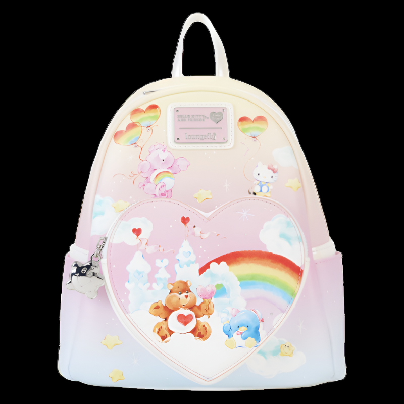 CARE BEARS X SANRIO EXCLUSIVE HELLO KITTY & FRIENDS CARE-A-LOT MINI BACKPACK