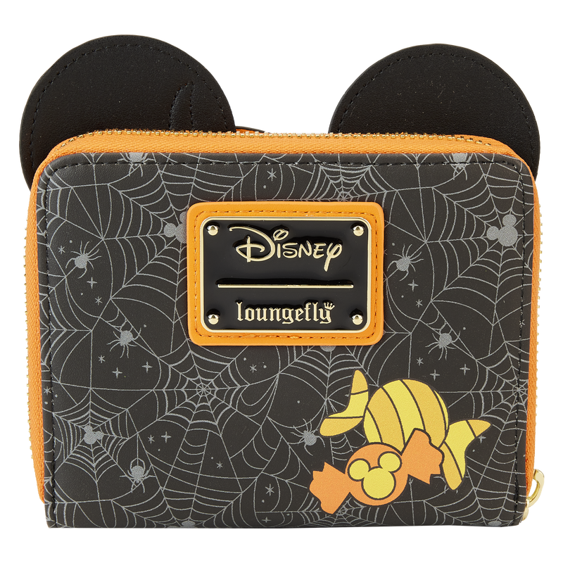 MICKEY MOUSE PUMPKINS ZIP AROUND WALLET