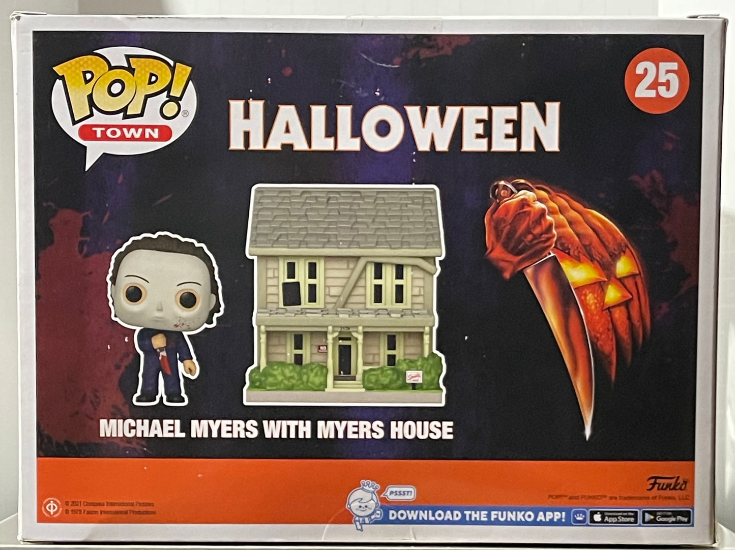 Michael Myers with house Signed by John Carpenter