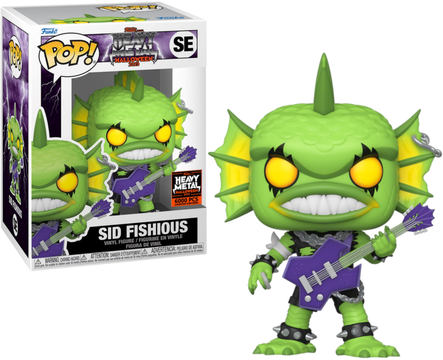 SID FISHIOUS FUNKO POP 2023 HEAVY METAL HALLOWEEN